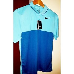 Nike Golf Men's blue shirt Dri-Fit